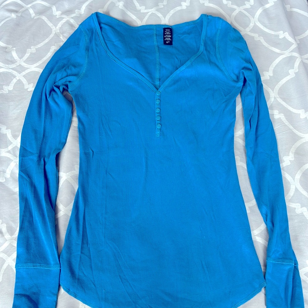 Long sleeve cotton top